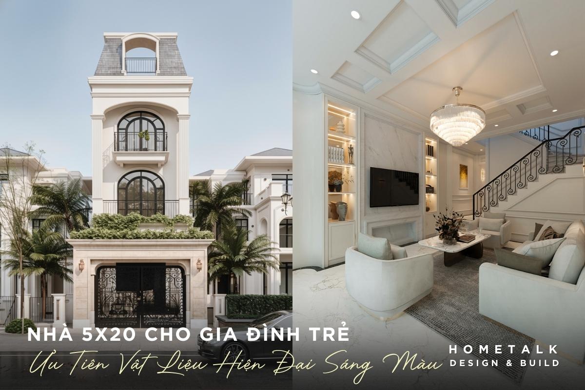 nha 5x20 cho gia dinh tre nen uu tien vat lieu hien dai sang mau nhu kinh cuong luc