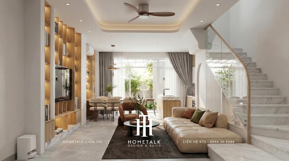 nha pho sunshine glow park riverside modern mix japandi 350m2 2