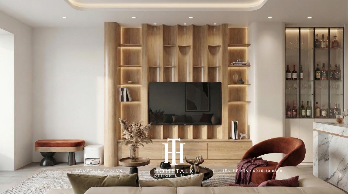 nha pho sunshine glow park riverside modern mix japandi 350m2 3
