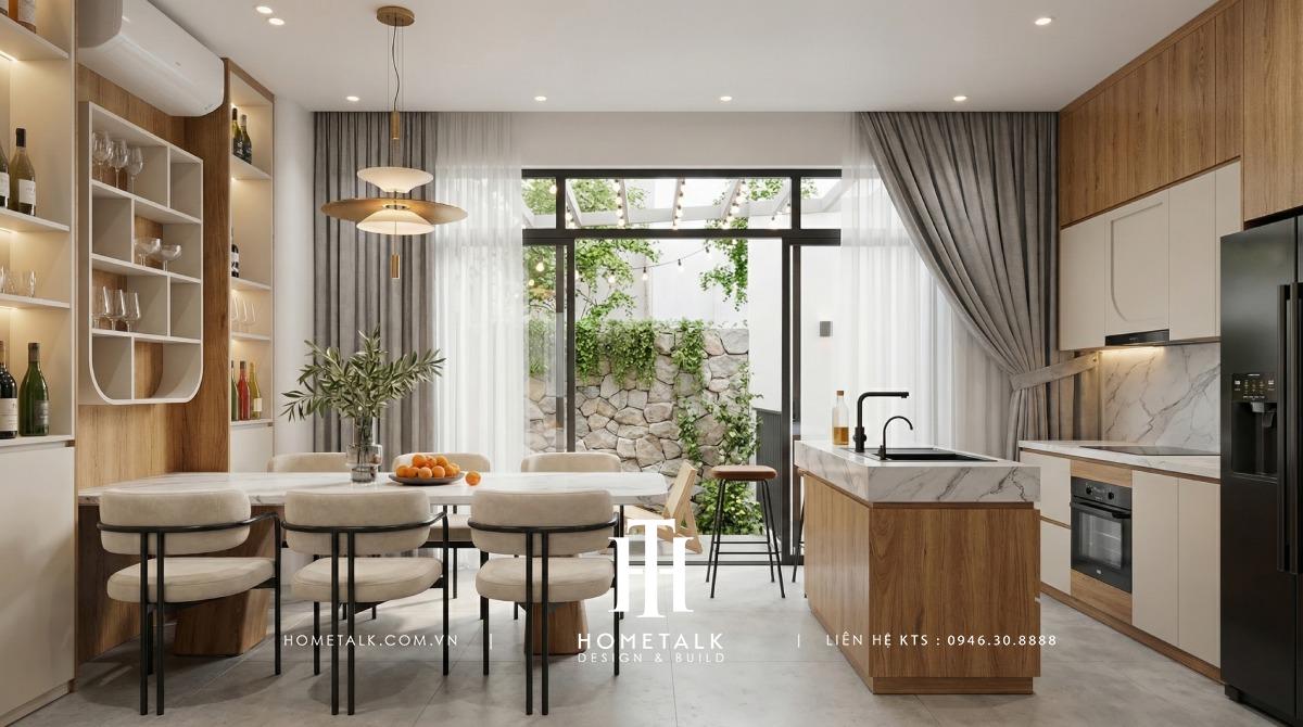 nha pho sunshine glow park riverside modern mix japandi 350m2 4