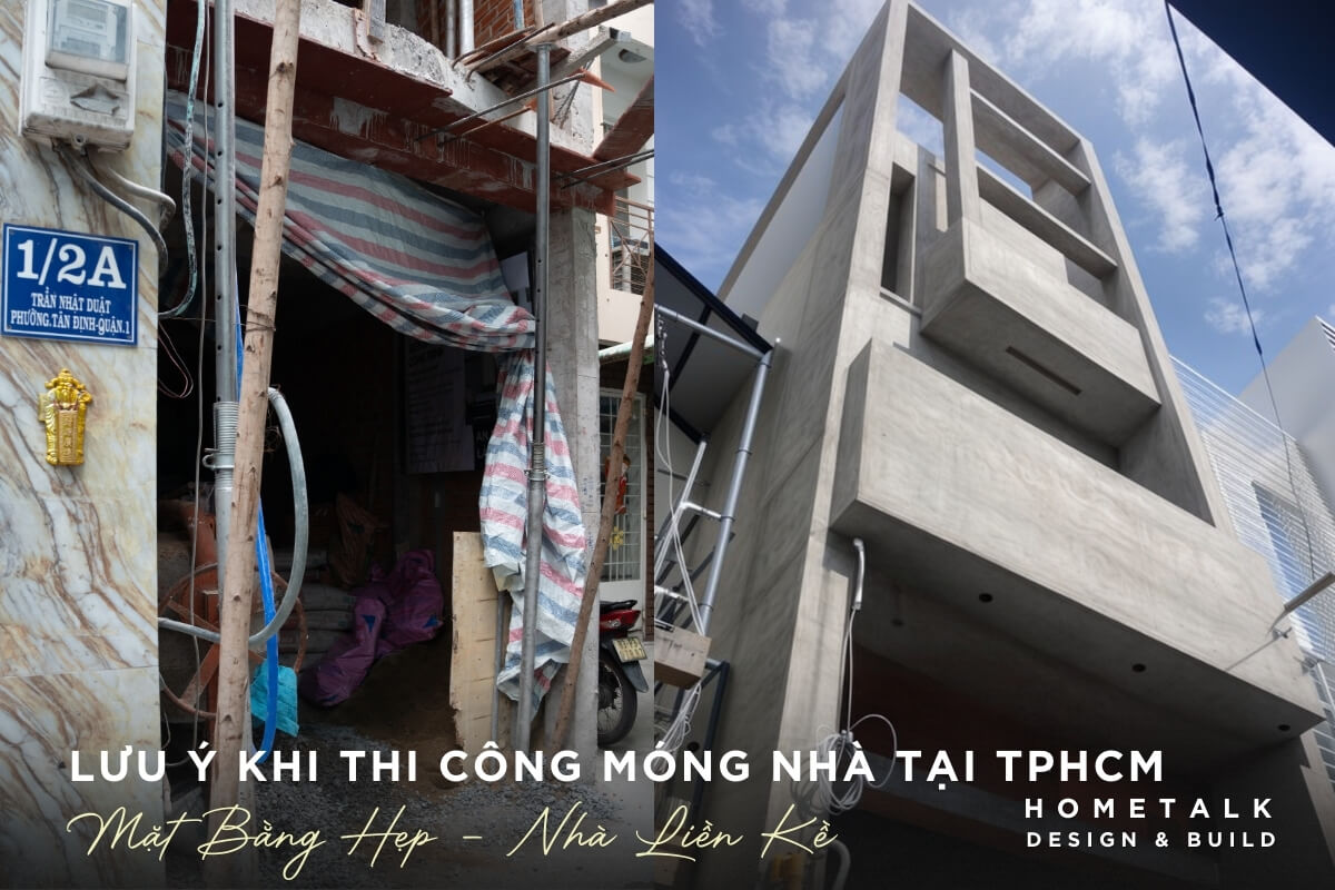Những đặc trưng cần lưu ý khi thi công móng nhà phố TPHCM nhung dac trung can luu y khi thi cong mong nha pho tphcm