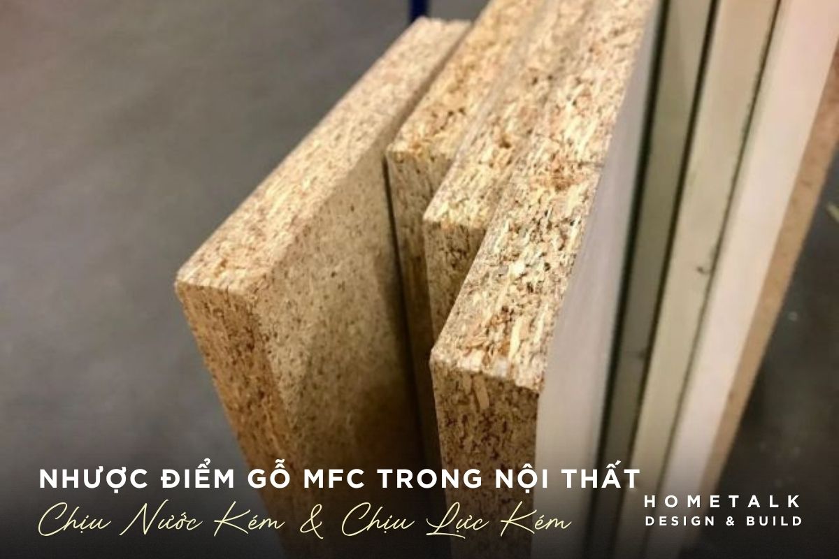 Những hạn chế của gỗ MFC khi sử dụng trong nội thất Nhung han che cua go MFC khi su dung trong noi that
