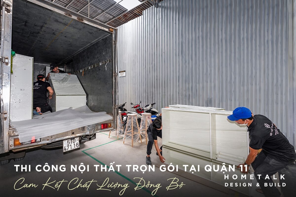 Nhung uu diem vuot troi khi thiet ke thi cong noi that nha pho tron goi tai quan 11