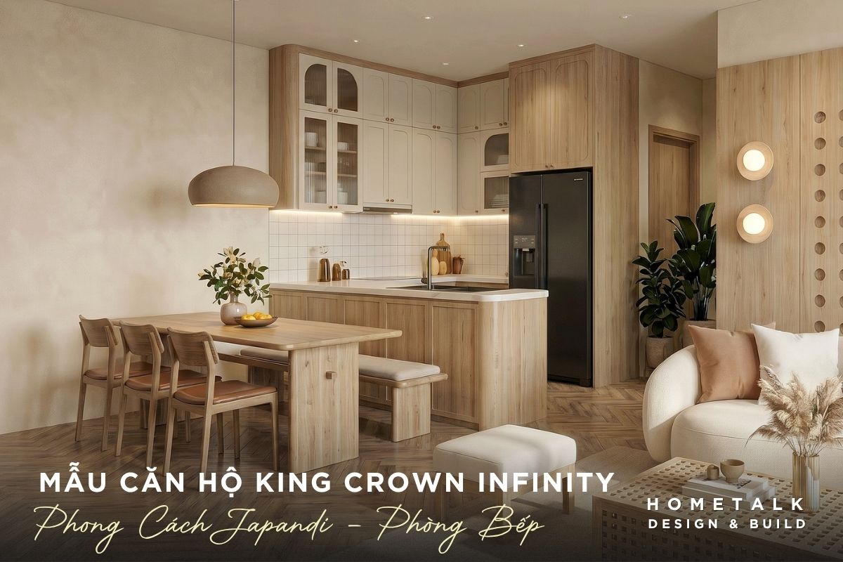 noi that phong bep an can ho king crown infinity phong cach japandi toi gian va tien nghi