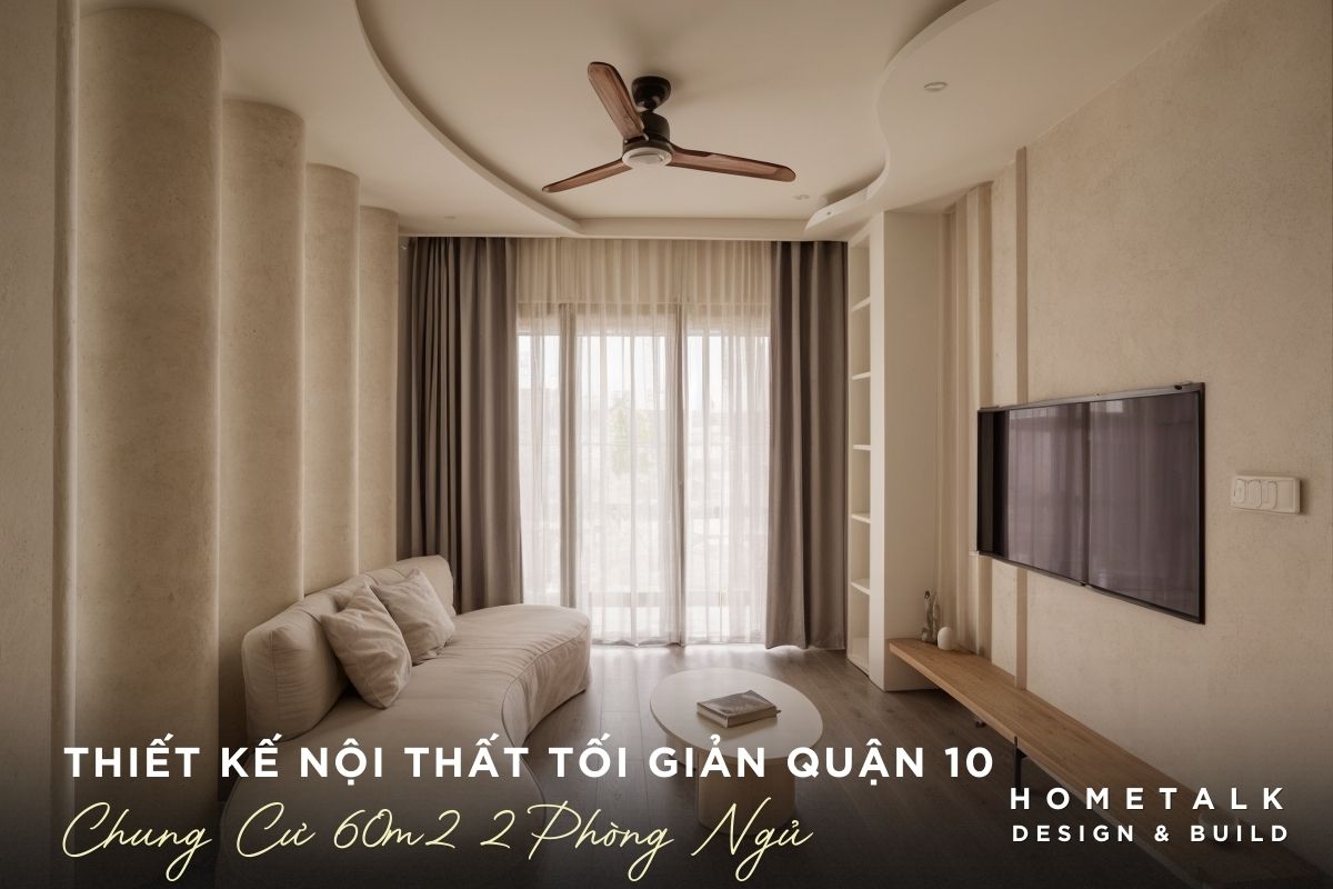 noi that phong khach chung cu 60m2 toi gian 2 phong ngu tai quan 10 su dung sofa nho ban tra thiet ke gon gang