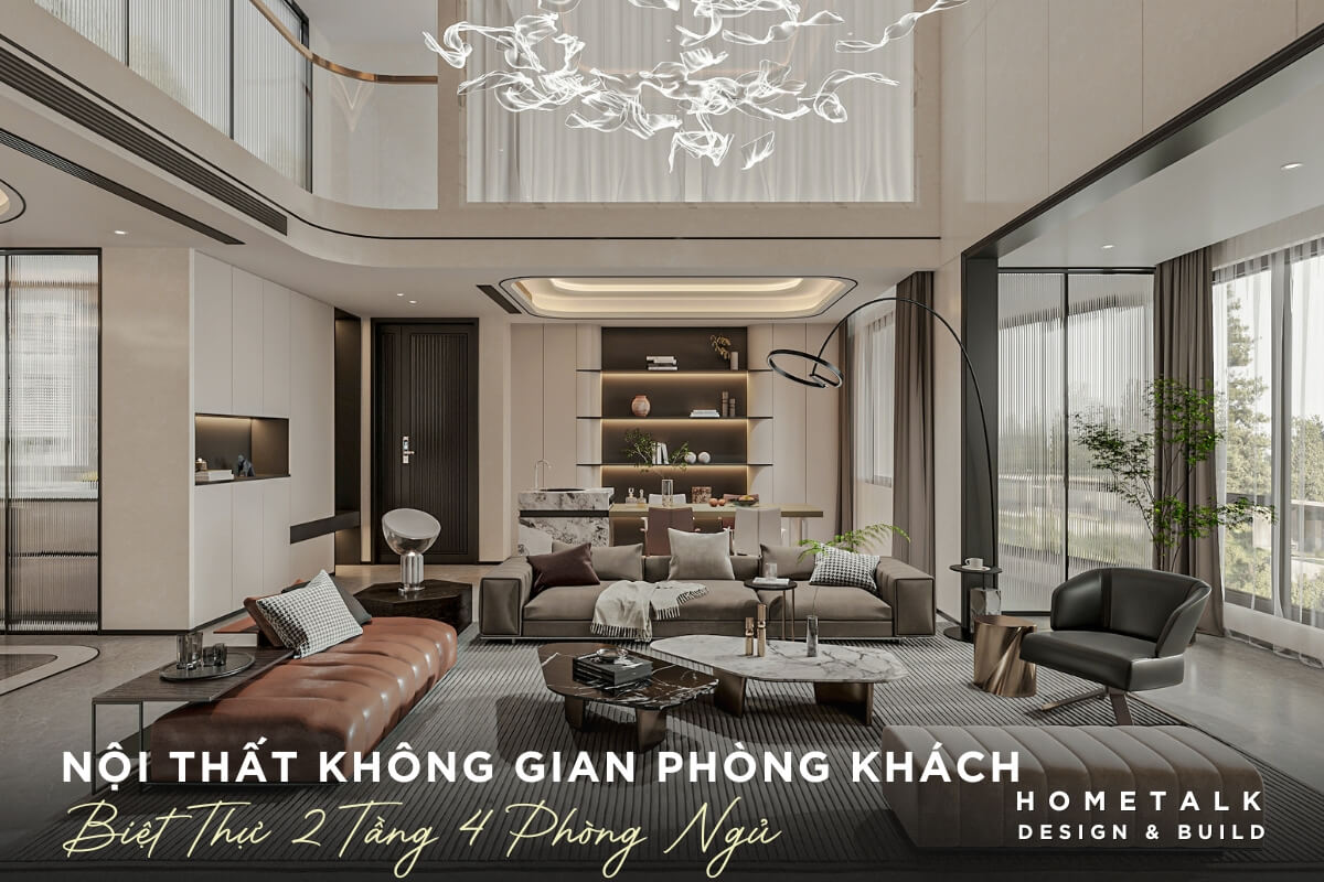 Nội thất phòng khách rộng rãi và hiện đại trong biệt thự 2 tầng, 4 phòng ngủ, nổi bật với sofa màu cam tươi sáng và các chi tiết trang trí tinh thần noi that phong khach rong rai va hien dai trong biet thu 2 tang 4 phong ngu noi bat voi sofa mau cam tuoi sang va cac chi tiet trang tri tinh than