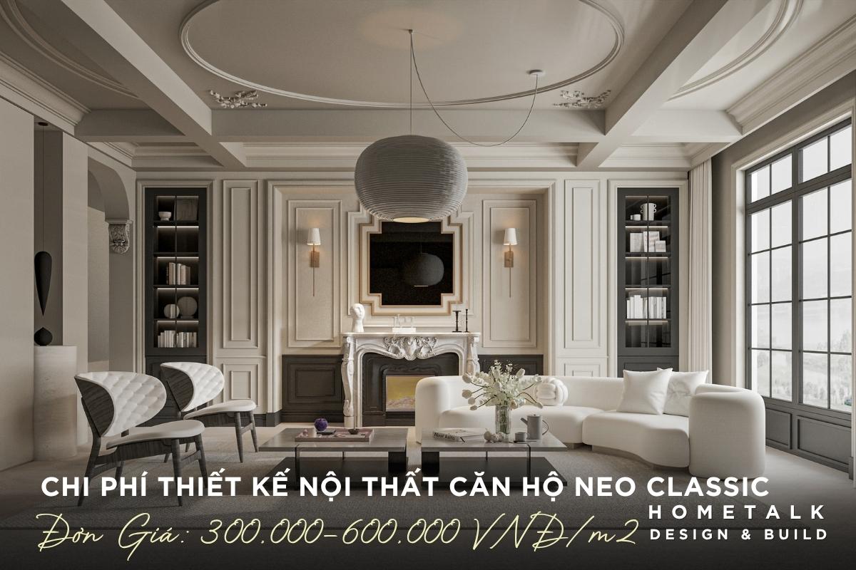 So sánh báo giá thiết kế nội thất căn hộ theo phong cách xu hướng 2026 9 noi that tan co dien su dung vat lieu go tu nhien cao cap nen co gia thiet ke tu 300.000vnd/m2