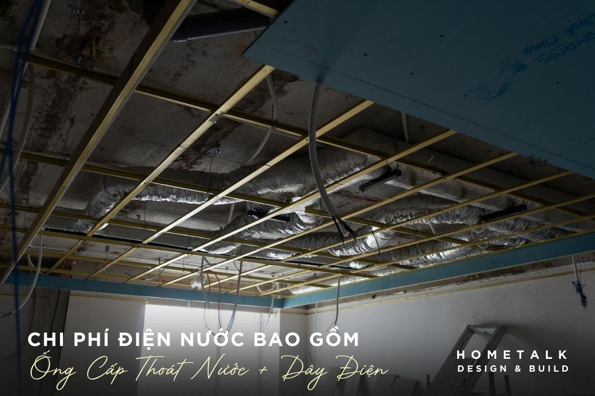 phan chi phi dien nuoc bao gom he thong ong cap thoat nuoc day dien va thiet bi lap dat