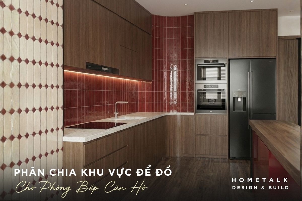 phan chia khu vuc dung do dung nha bep nhu gia vi, thiet bi theo muc do su dung