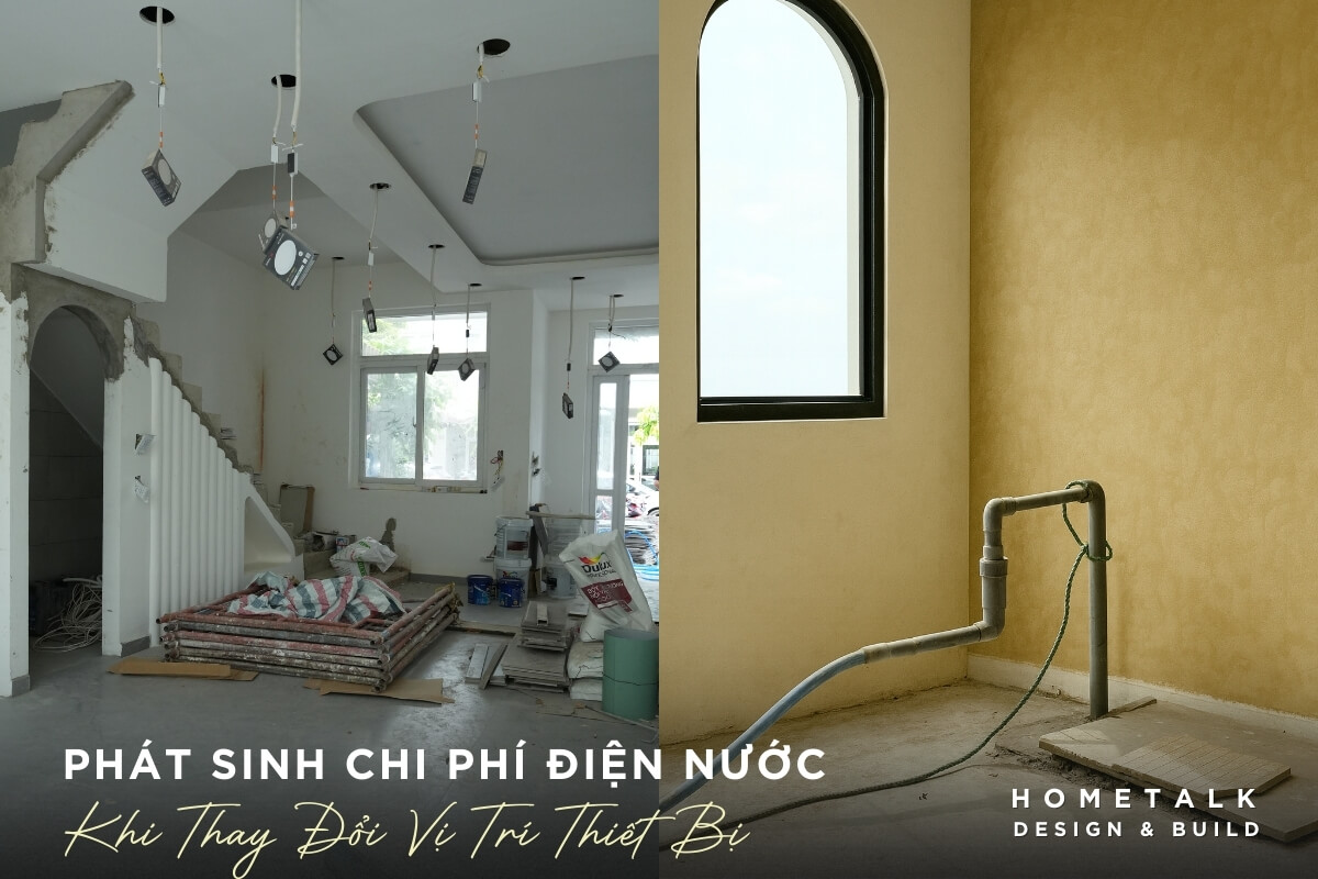 dien nuoc am tuong phat sinh chi phi khi thay doi vi tri thiet bi sau khi da thi cong xong phan tho