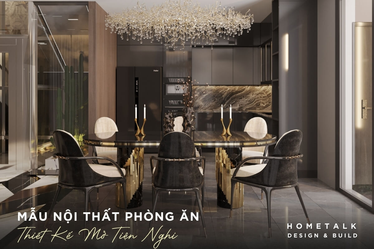 phong an biet thu co ban ghe an lon voi thiet ke hien dai ang trong va tien nghi voi he thong tu bep lon voi thiet ke am tuong