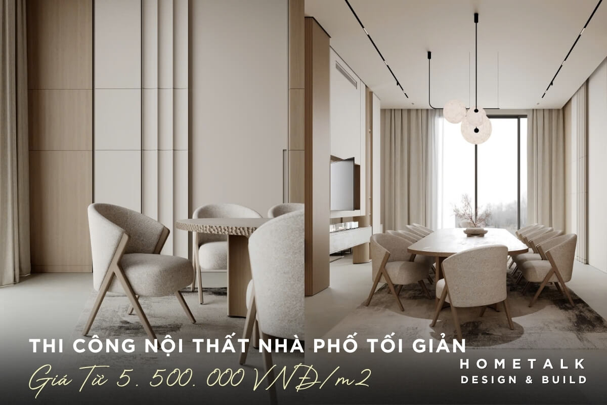 phong an nha pho phu nhuan duoc thi cong toi gian nhung van giu duoc chieu sau cua noi that