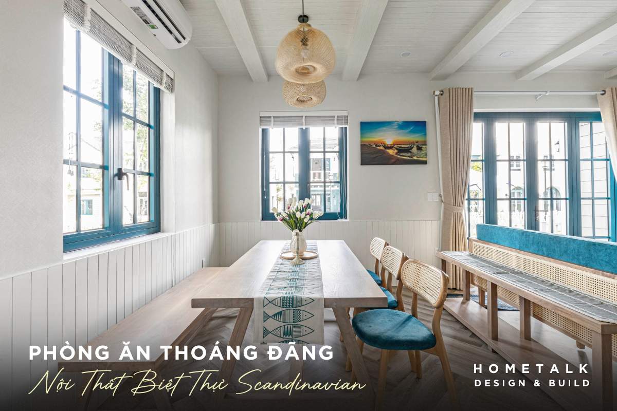 phong bep biet thu tinh gian theo phong cach thiet ke noi that phong cach bac au