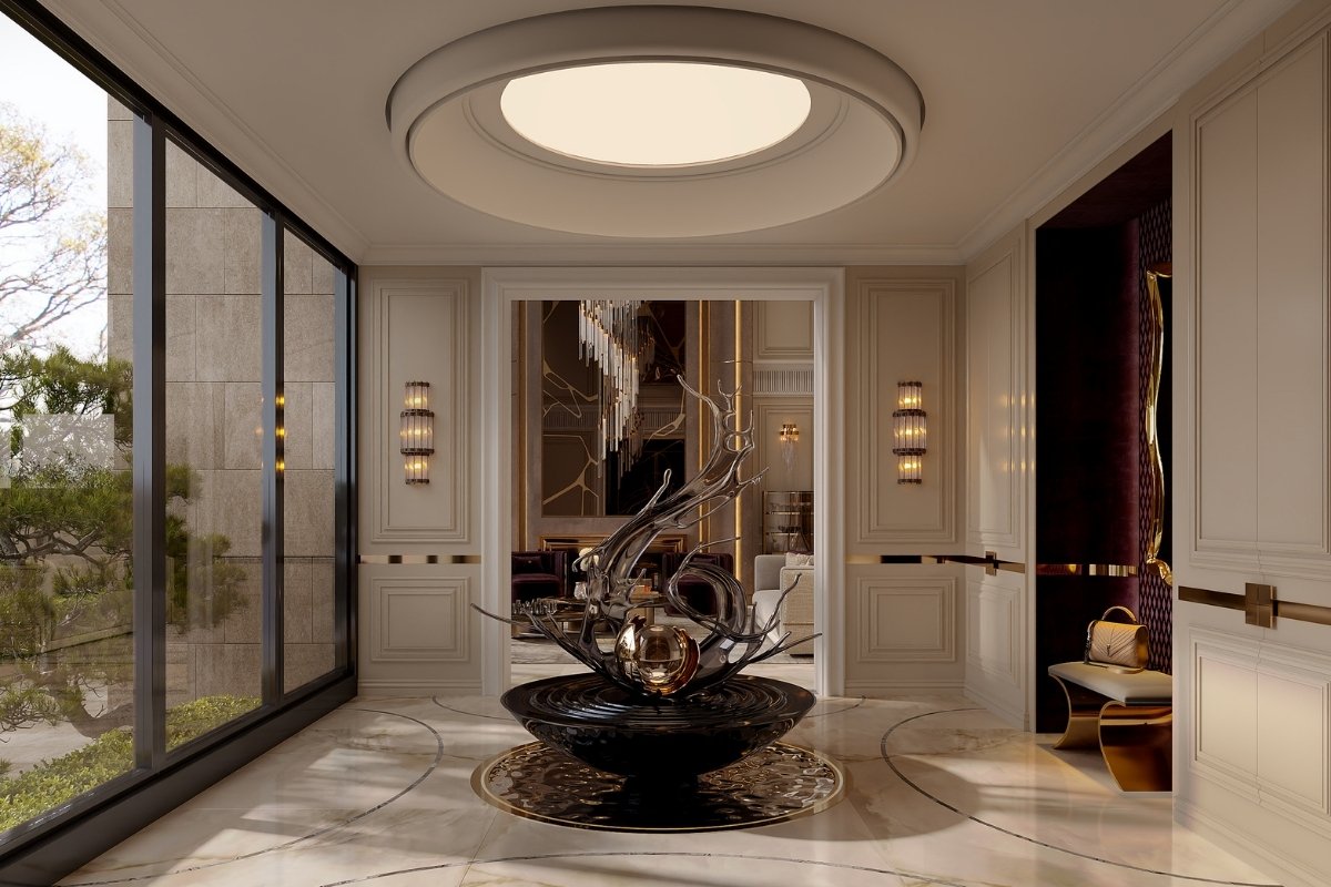 Phong cách Modern Luxury sử dụng chất liệu cao cấp, sáng bóng, giá trị cao và quý hiếm phong cach modern luxury su dung chat lieu cao cap, sang bong, gia tri cao va quy hiem