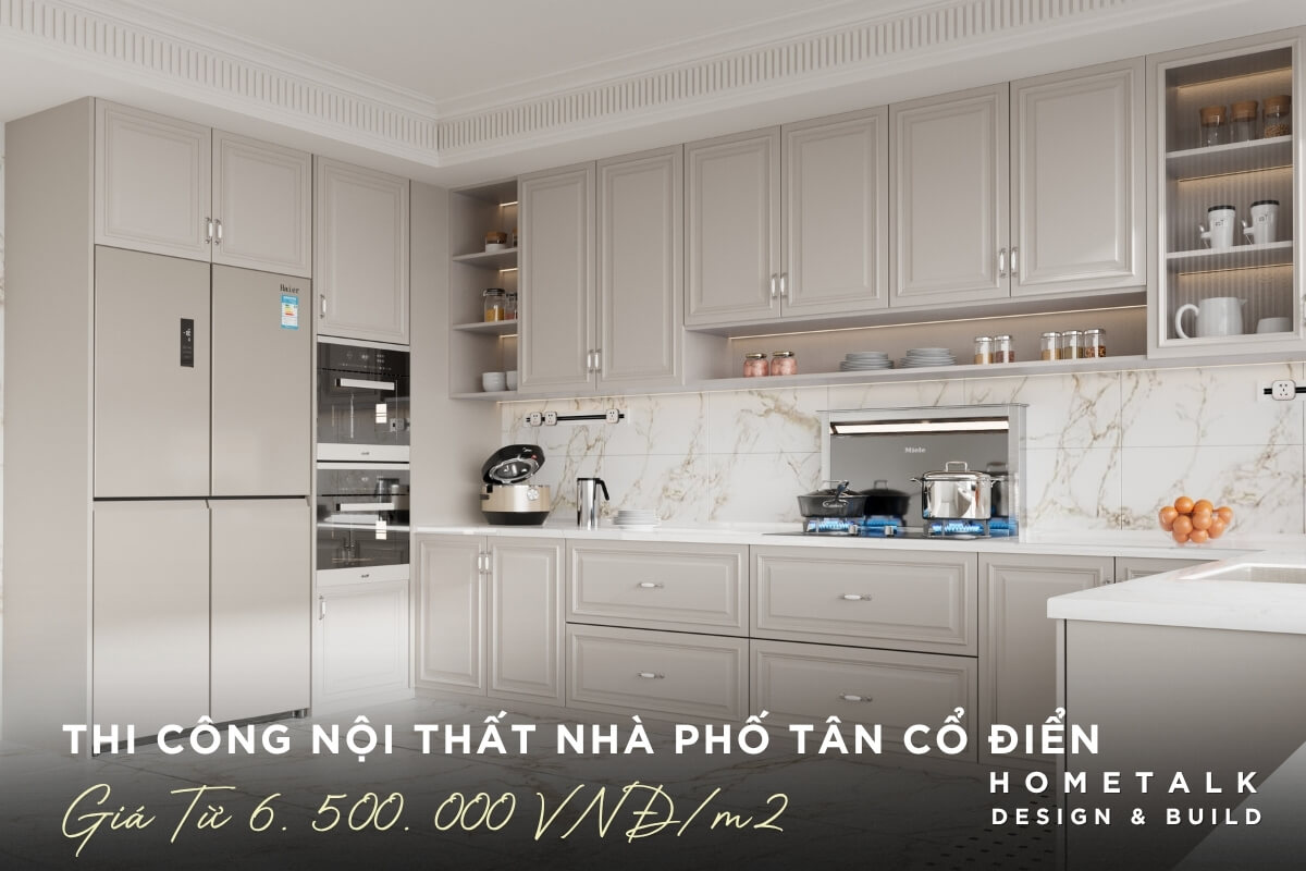 phong cach tan co dien dang la xu huong noi that nha pho tai thu duc voi cam giac hoai co sang trong