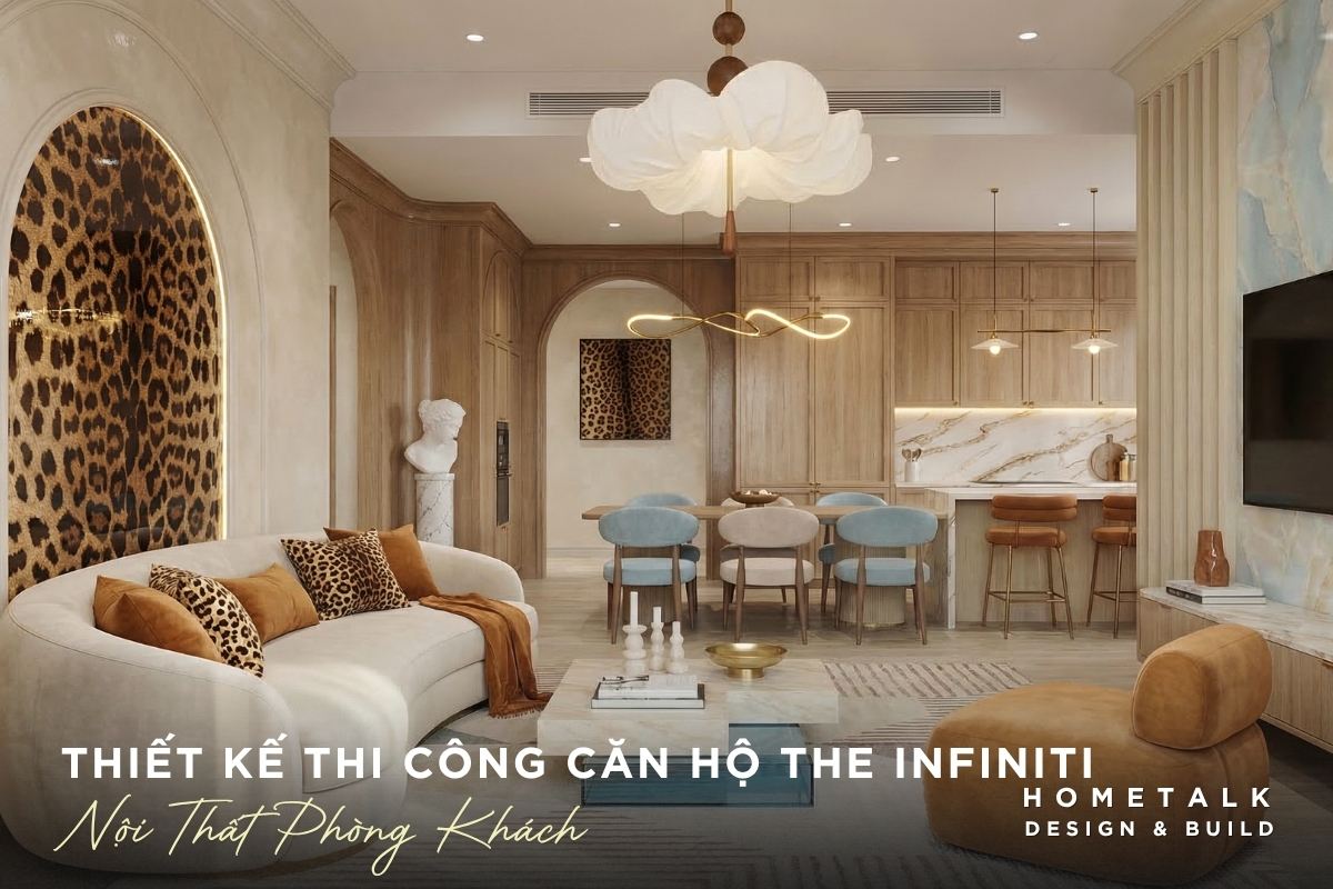 Thiết kế thi công phòng khách căn hộ The Infiniti kiểu không gian mở phong khach can ho the infiniti bo tri theo khong gian mo ket noi truc tiep voi bep va ban cong