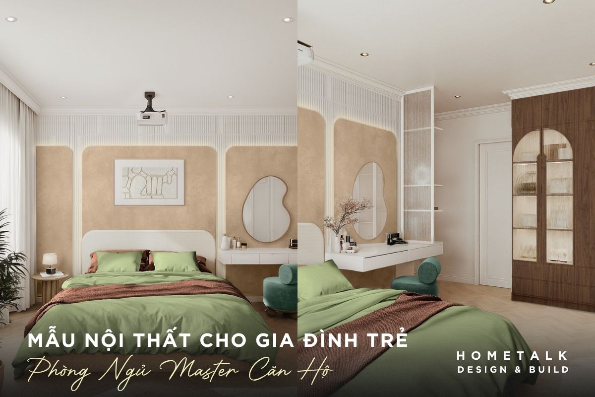 Mẫu thiết kế nội thất căn hộ Celesta Rise đẹp, gọn gàng và dễ ứng dụng 61 phong ngu can ho celesta rise mang lai cam giac gan gui voi nhieu mang mau xanh