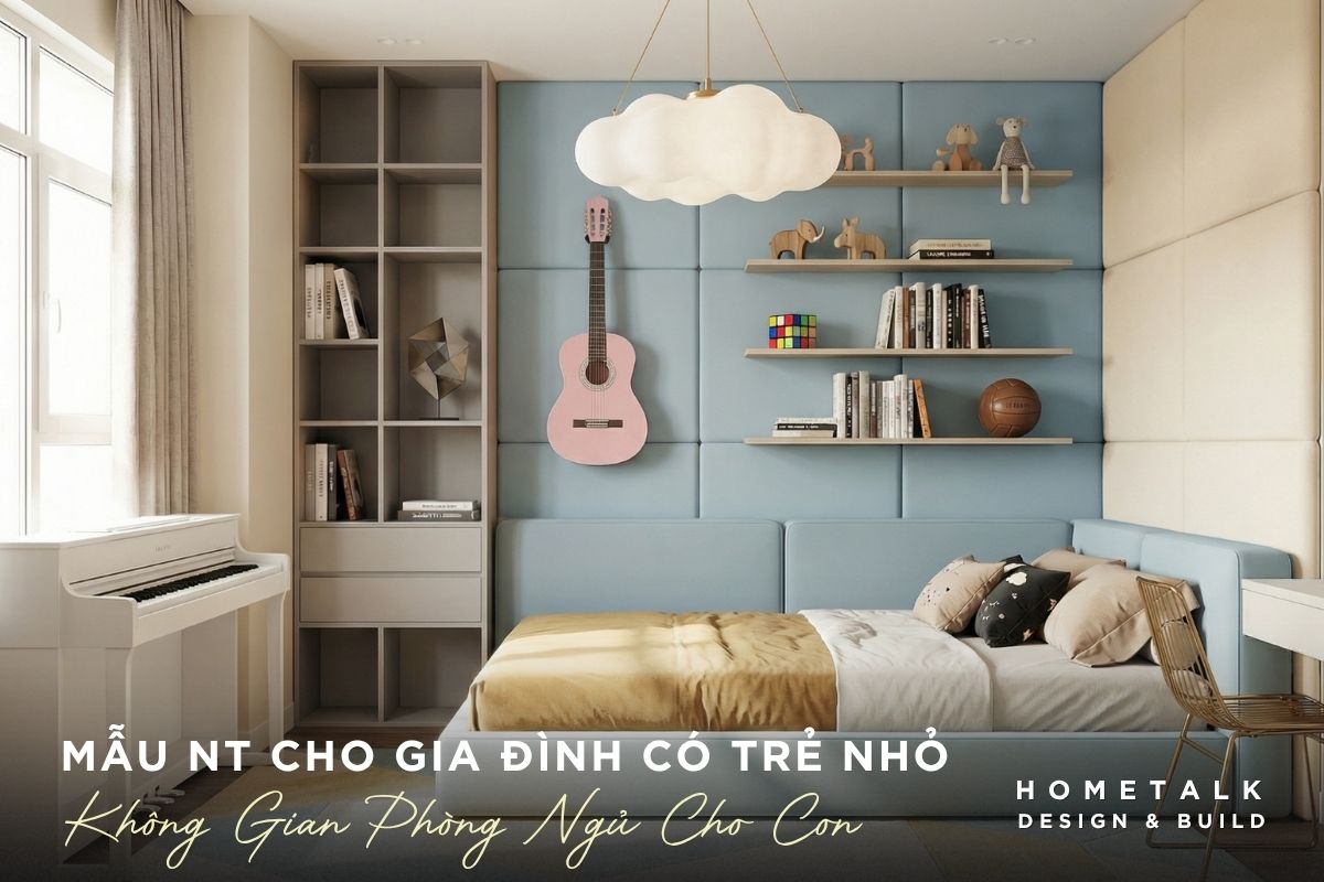 Mẫu thiết kế nội thất căn hộ Celesta Rise đẹp, gọn gàng và dễ ứng dụng 66 phong ngu cho con can ho celesta rise diu mat voi mang tuong xanh pastel