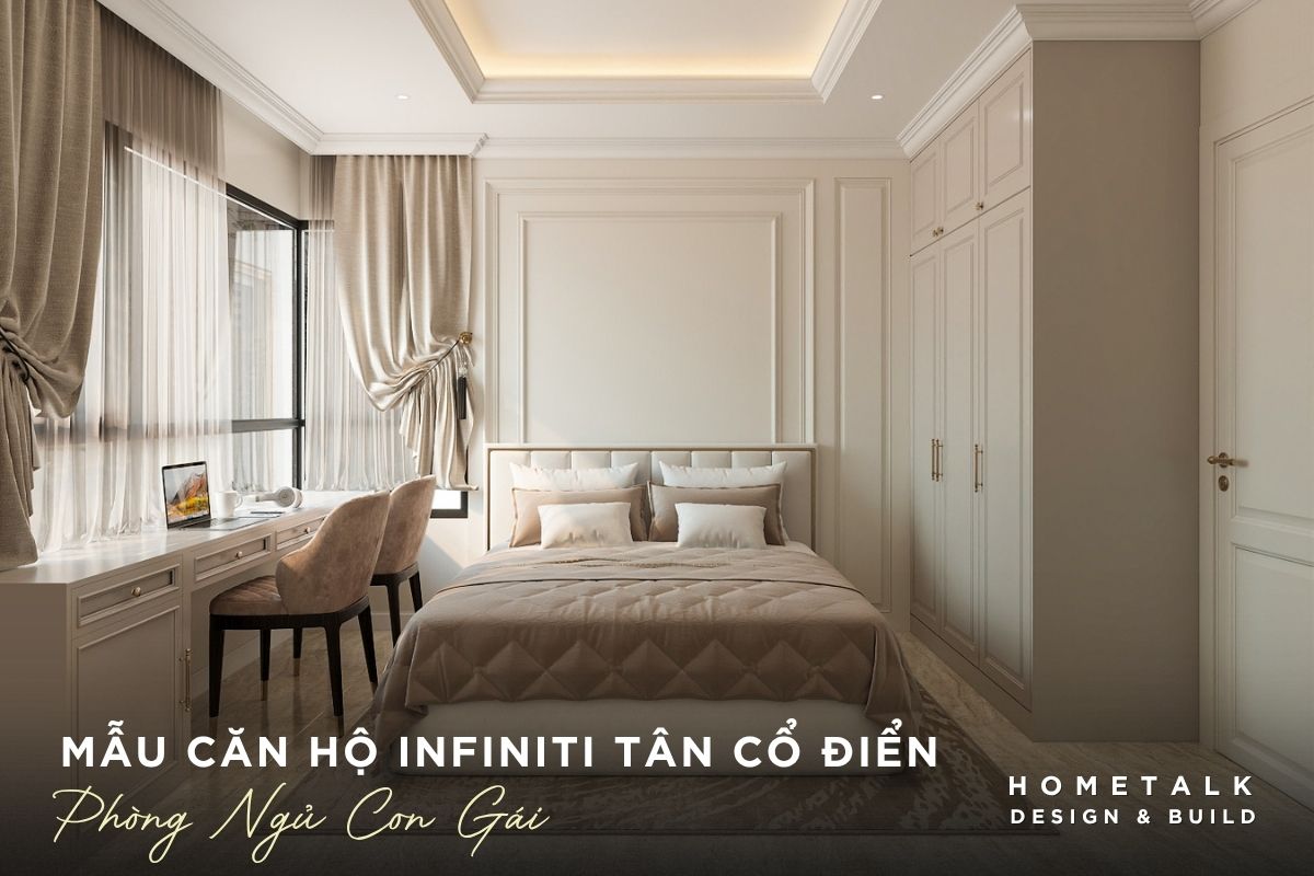 phong ngu con gai tre trung ban hoc va ban trang diem ben cua so