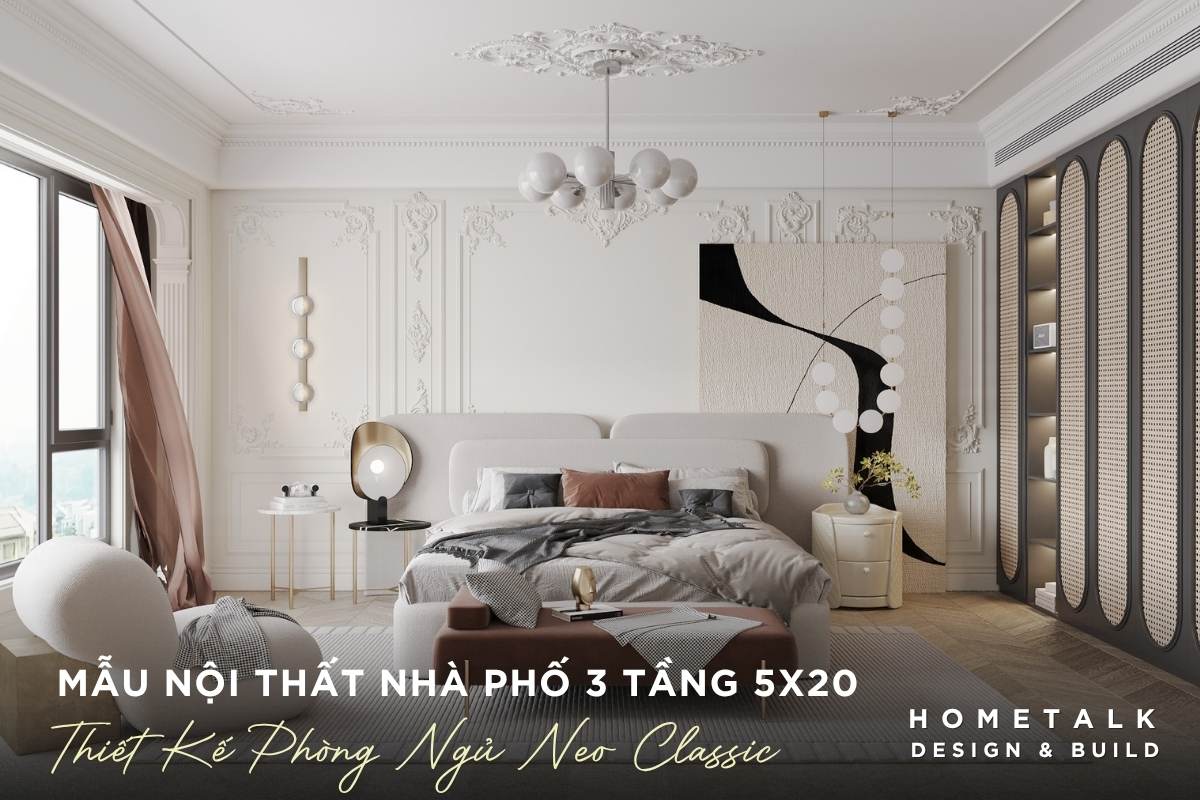 phong ngu master nha pho quan 10 phong cach neo classic thiet ke co ban cong