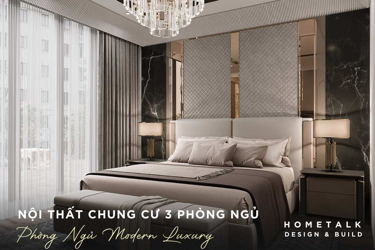 phong ngu modern luxury trong thiet ke chung cu 3 phong ngu phu nhuan noi bat ve su xa hoa sang trong va cao cap