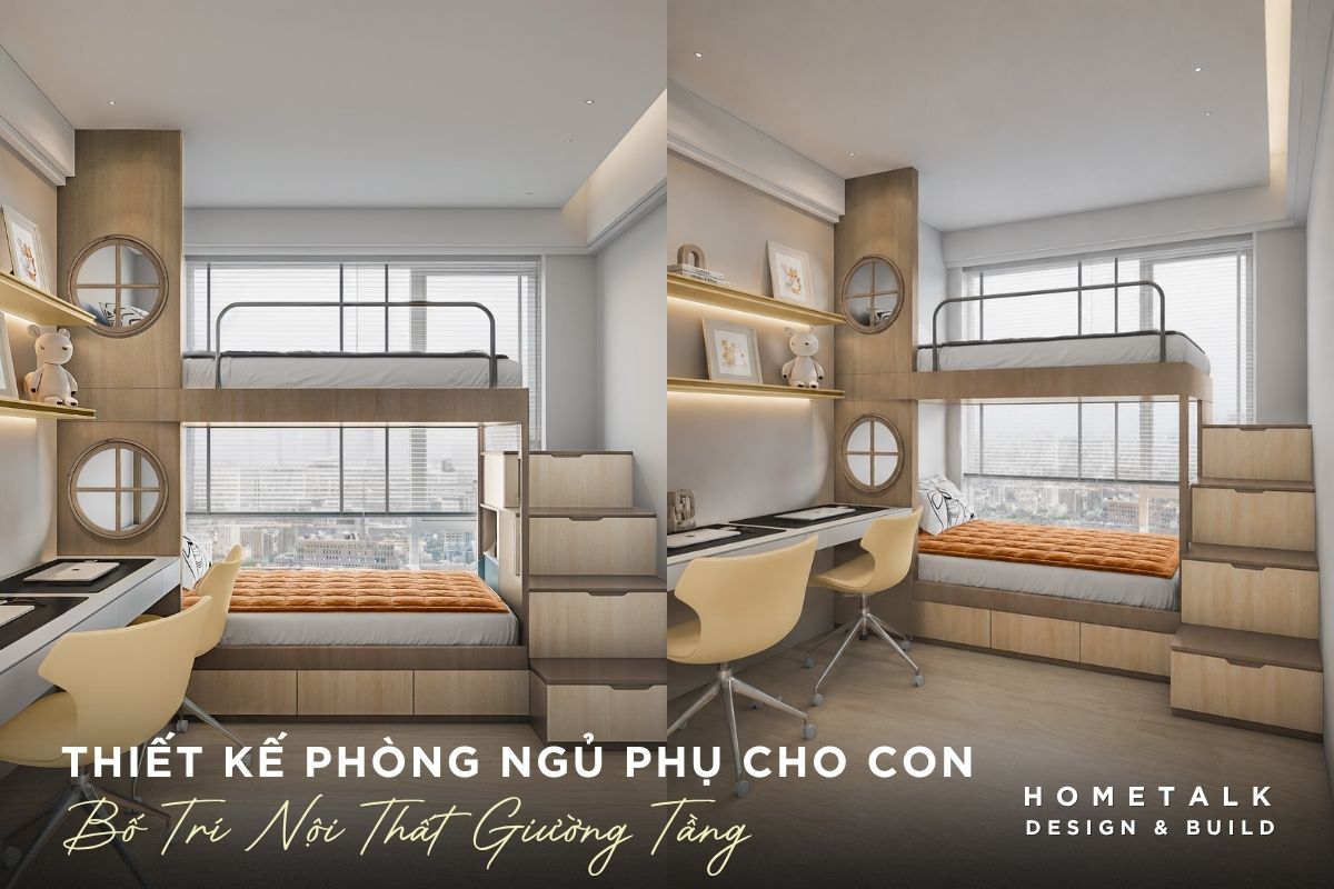 Thiết kế nội thất căn hộ 3 phòng ngủ Celesta Rise cho gia đình đông người 23 phong ngu phu cho con bo tri giuong tang de toi uu hoa khong gian