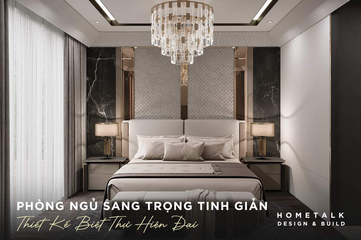 phong ngu sang trong the hien dang cap trong thiet ke noi that biet thu hien dai