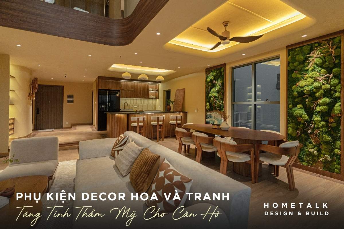 phu kien decor gom hoa va tranh giup noi that can ho mang dau an ca nhan va tang tham my