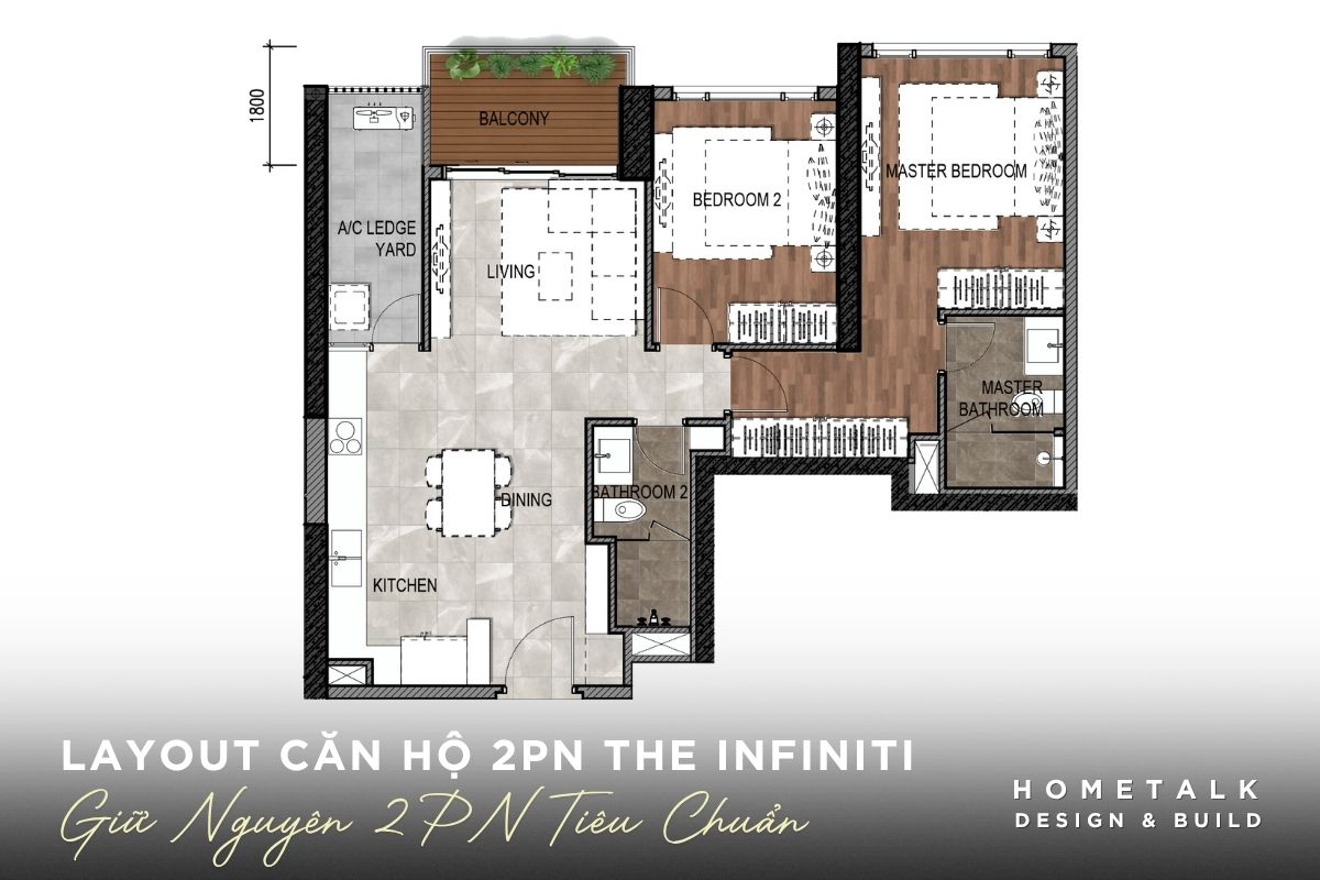 phuong an giu nguyen layout can ho 2 phong ngu ban dau tu keppel land