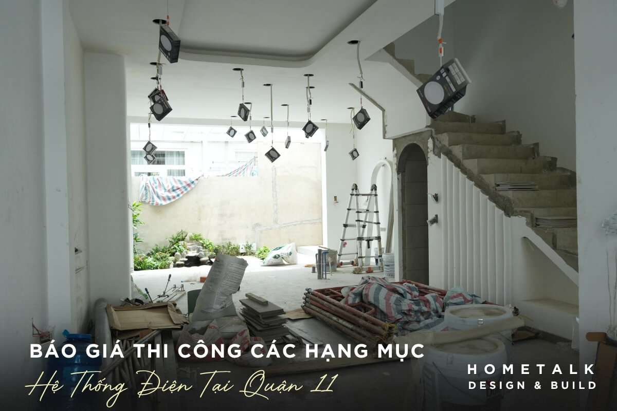 Qua trinh hoan thien he thong dien cho ngoi nha pho
