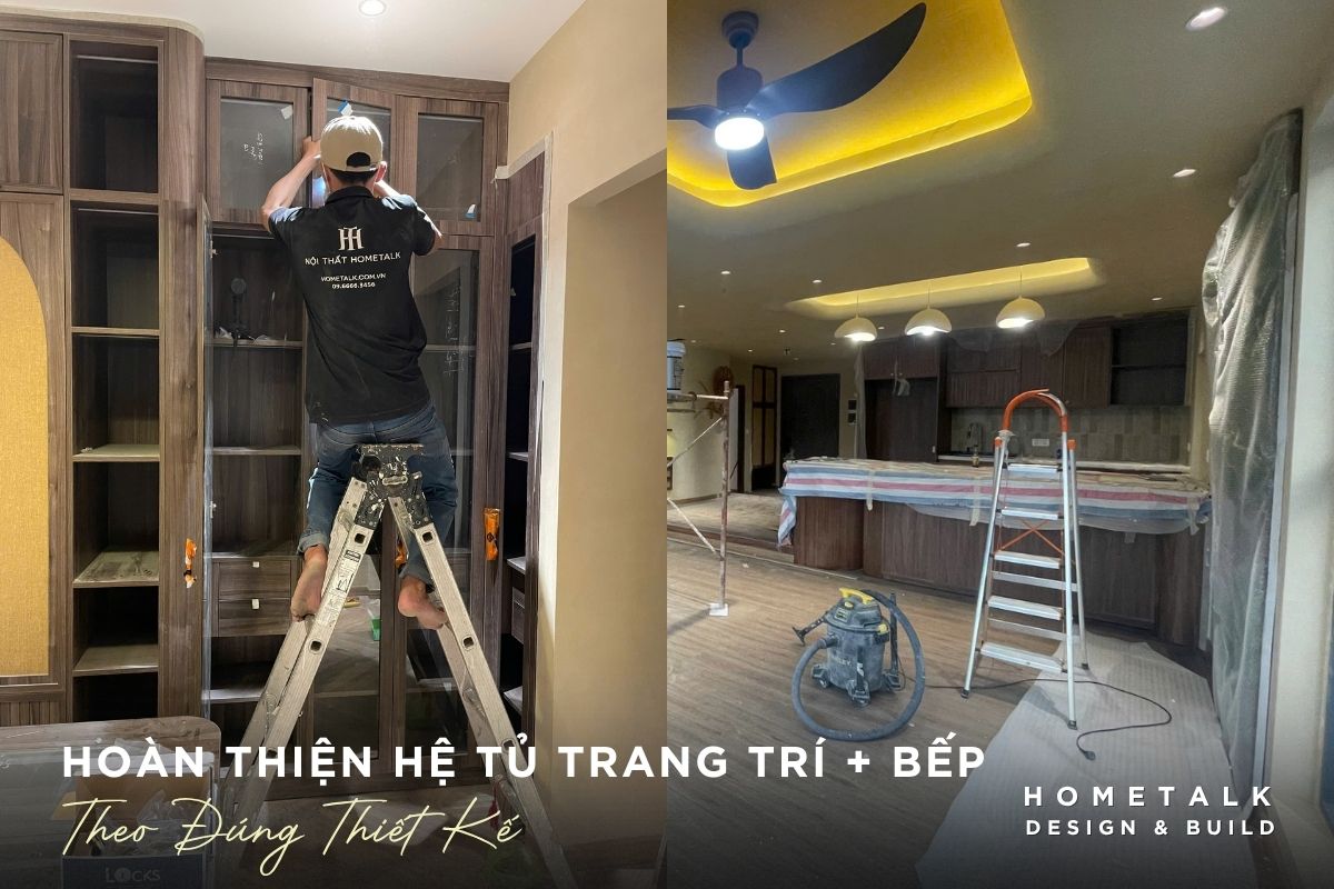qua trinh thi cong noi that can ho duplex the infiniti duoc kiem soat ky luong tu he tu, tran, anh sang