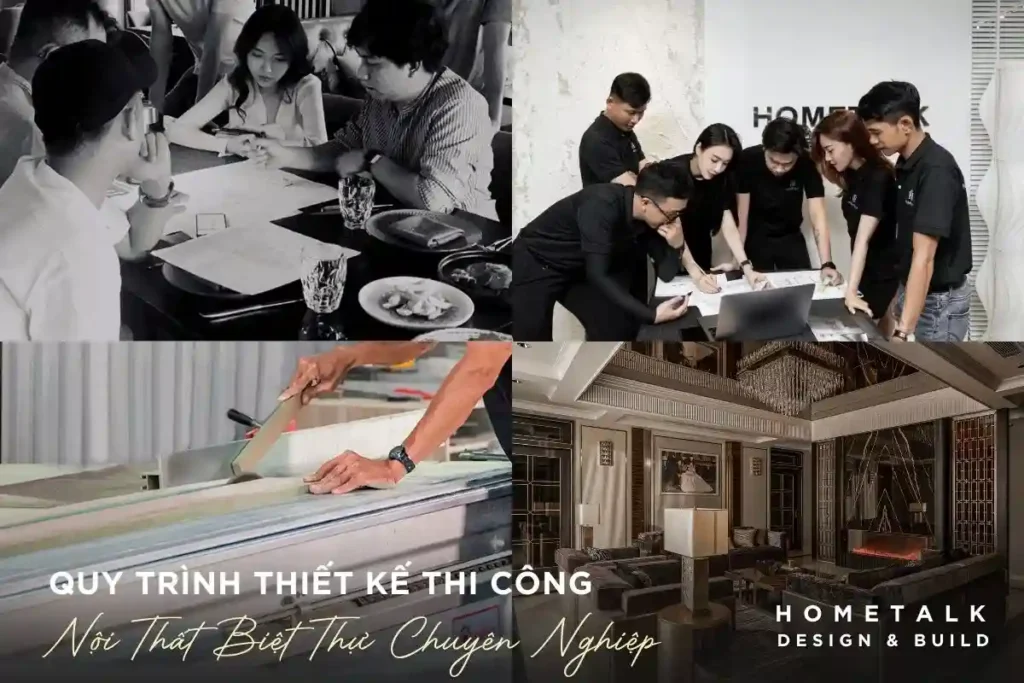 Quy trình thiết kế thi công nội thất biệt thự chuyên nghiệp, chuẩn 36 quy trinh thiet ke thi cong noi that biet thu