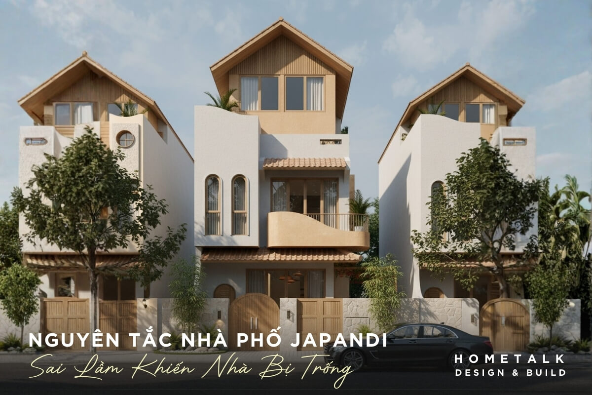 Dấu hiệu nhận biết nhà phố Japandi đúng chất thieu giai phap cat do la nguyen nhan khien nha japandi nhanh trong va bua