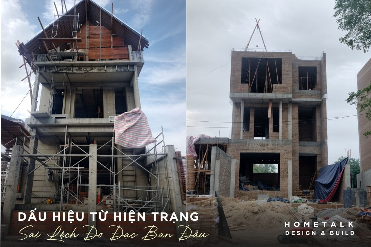 sai lech giua hien trang thuc te va ban ve ban dau la nguyen nhan khien chi phi xay nha doi len nhanh chong