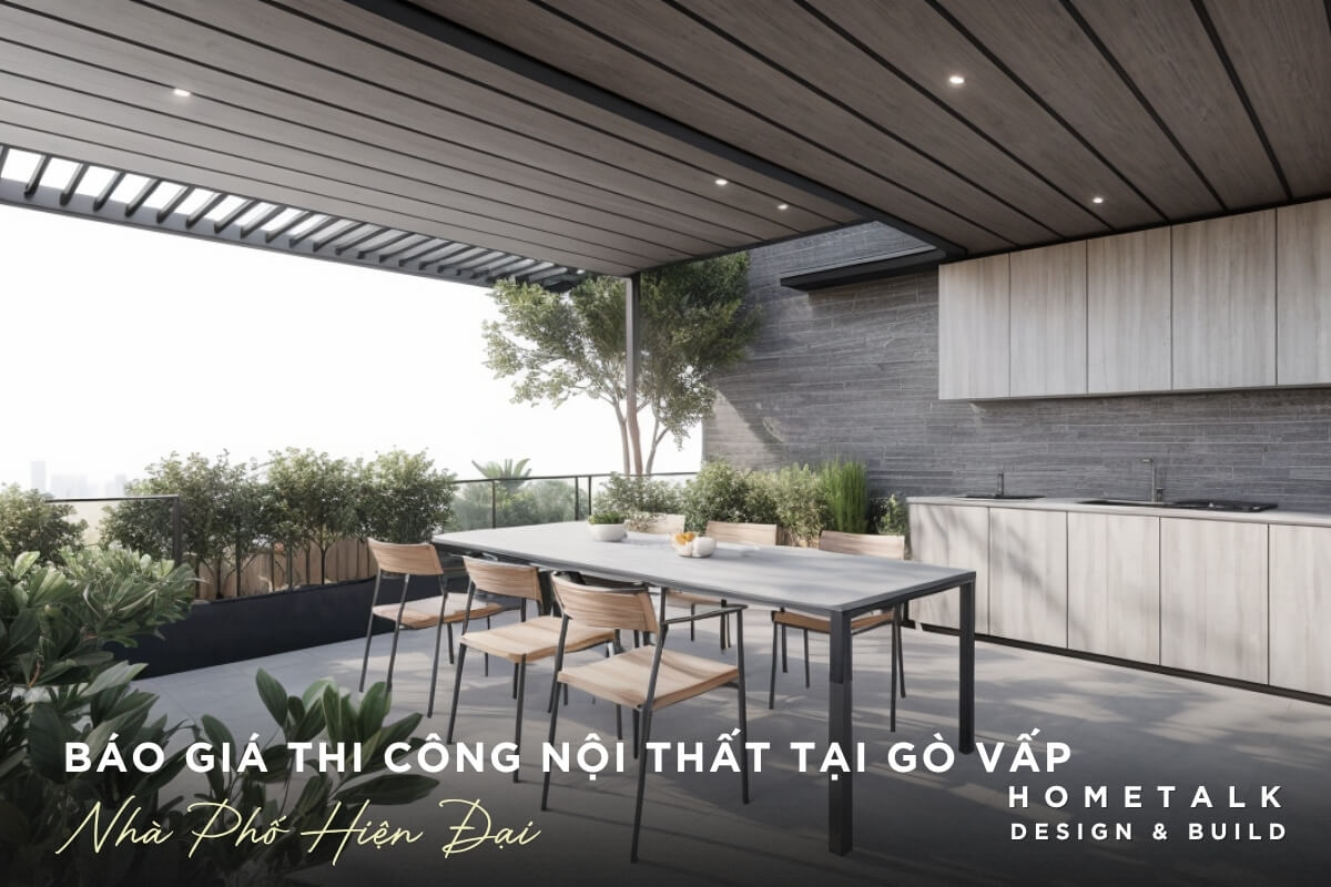 San thuong rong rai theo phong cach Hien Dai ket hop cua vat lieu chong chiu thoi tiet