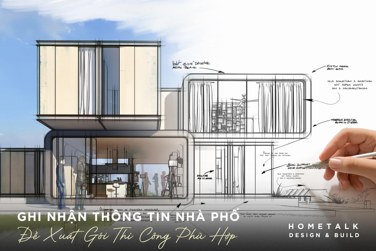 sau khi khao sat, doi ngu hometalk se dua ra phuong an thi cong phu hop