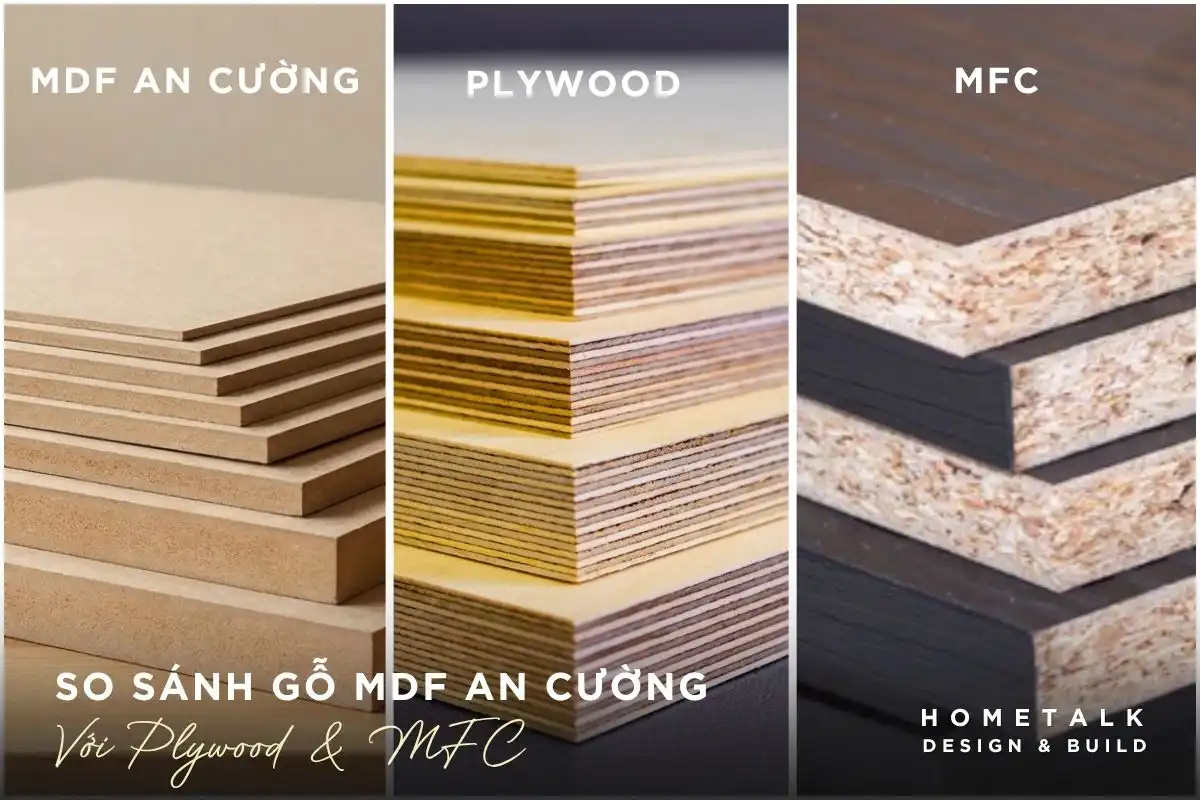 so sanh go mdf an cuong voi go plywood mfc khi san xuat noi that