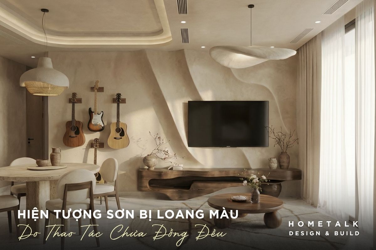 Cách thi công sơn hiệu ứng đúng kỹ thuật: Quy trình chi tiết từ A-Z 44 son hieu ung bi loang mau do lop nen hoac luong son giua cac khu vuc khong dong deu