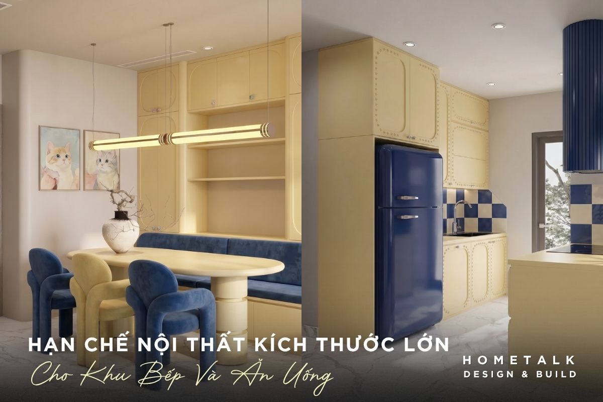 Thiết kế nội thất căn hộ 3 phòng ngủ Celesta Rise cho gia đình đông người 26 su dung qua nhieu noi that khoi lon trong khong gian se gay bi bach, can tro loi di