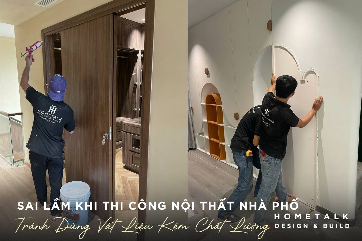 Công ty thiết kế thi công nội thất nhà phố Quận 6 TPHCM - Chuyên nghiệp, uy tín, giá tốt 43 su dung vat lieu kem chat luong trong thi cong noi that nha pho quan 6 lam giam do ben