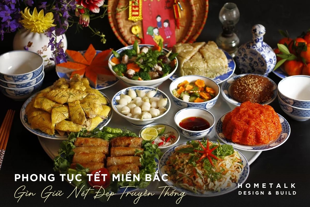 tet mien bac gin giu tinh hoa van hoa voi banh chung canh dao va mam co truyen thong
