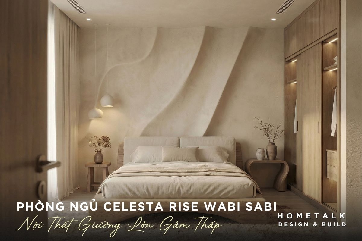 Mẫu thiết kế nội thất căn hộ Celesta Rise đẹp, gọn gàng và dễ ứng dụng 59 thay doi kich thuoc giuong ngu can ho wabi sabi cho phu hop voi dien tich thuc te