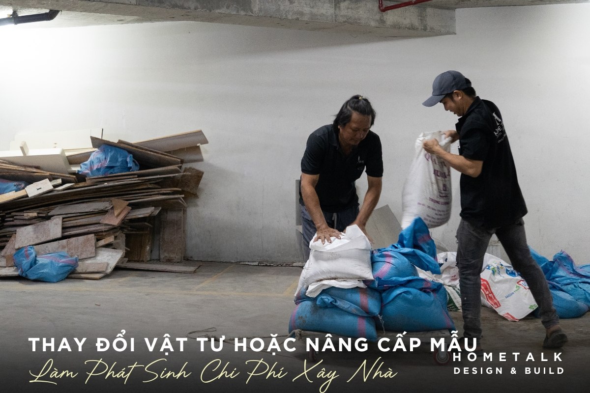 viec doi vat tu hoac nang cap mau ma phut chot thuong lam chi phi hoan thien tang manh do chenh lech vat tu va cong tho