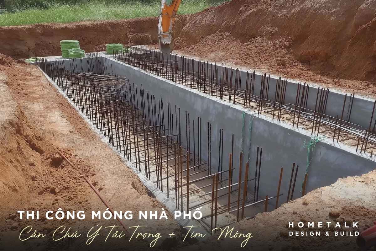 thi cong mong nha pho la giai doan gia chu can dac biet chu y tai trong, tim mong va ranh dat