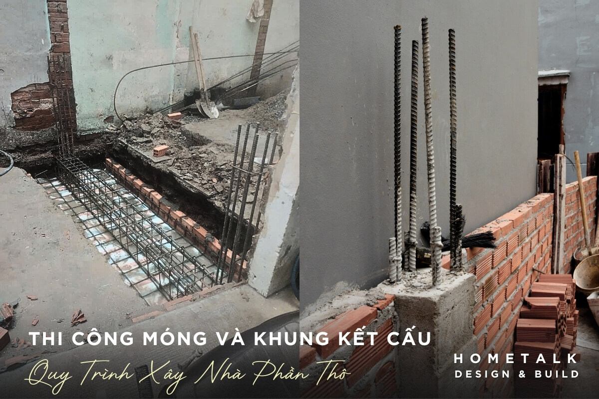 thi cong mong – khung ket cau theo tung giai doan, nghiem thu truoc khi chuyen buoc