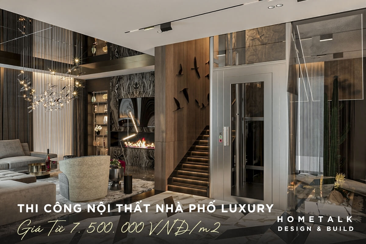 thi cong noi that nha pho binh thanh phong cach luxury su dung vat lieu cao cap va thiet ke tinh xao