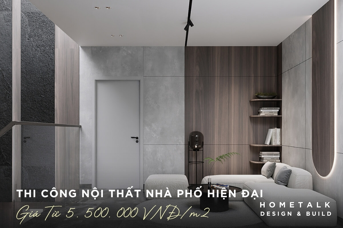 Thi cong noi that nha pho hien dai mang den khong gian song tien nghi tai Binh Tan