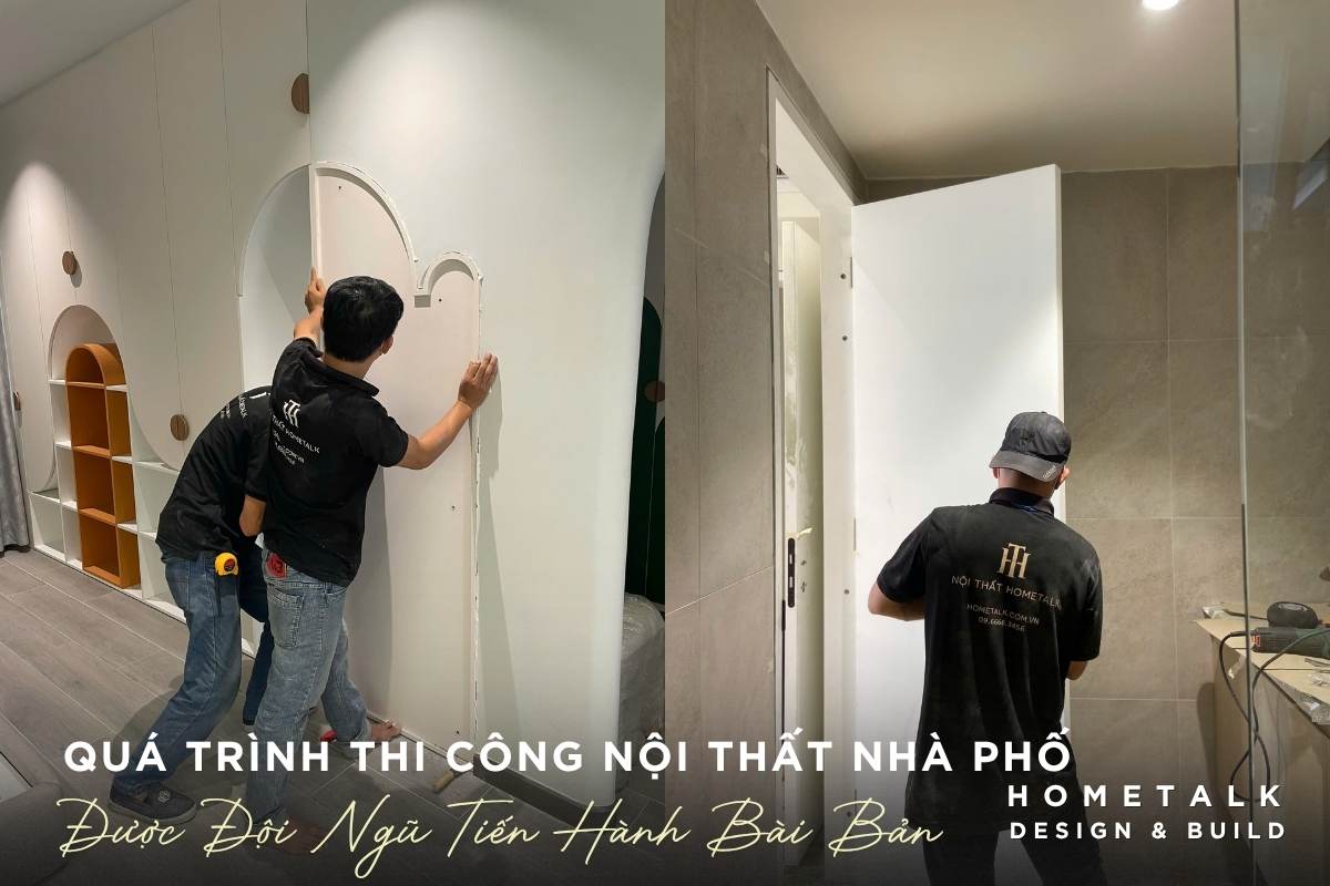 thi cong noi that nha pho quan 10 duoc thuc hien voi su giam sat chat che dam bao tien do