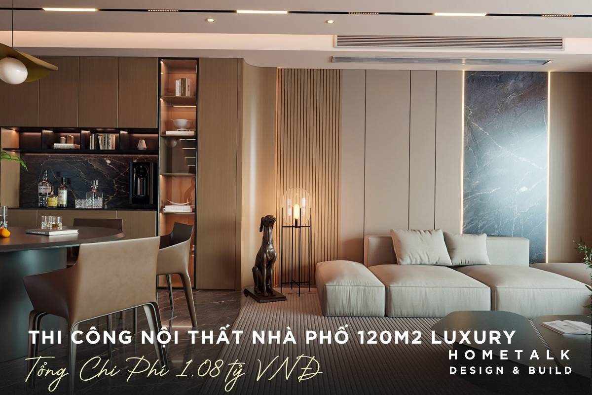 Công ty thiết kế thi công nội thất nhà phố Quận 6 TPHCM - Chuyên nghiệp, uy tín, giá tốt 37 thi cong noi that nha pho quan 6 120m2 phong cach luxury 1,08 tỷ VNĐ