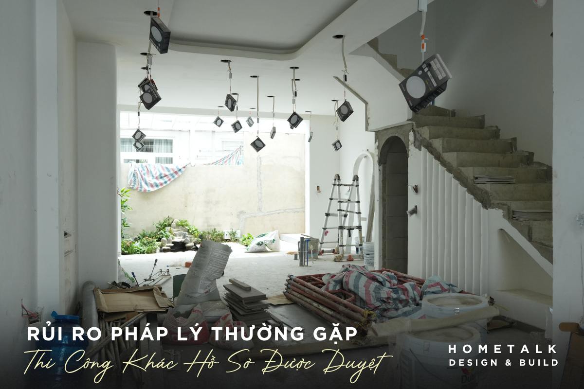 thi cong sai ho so duoc duyet mang den rui ro khi hoan cong